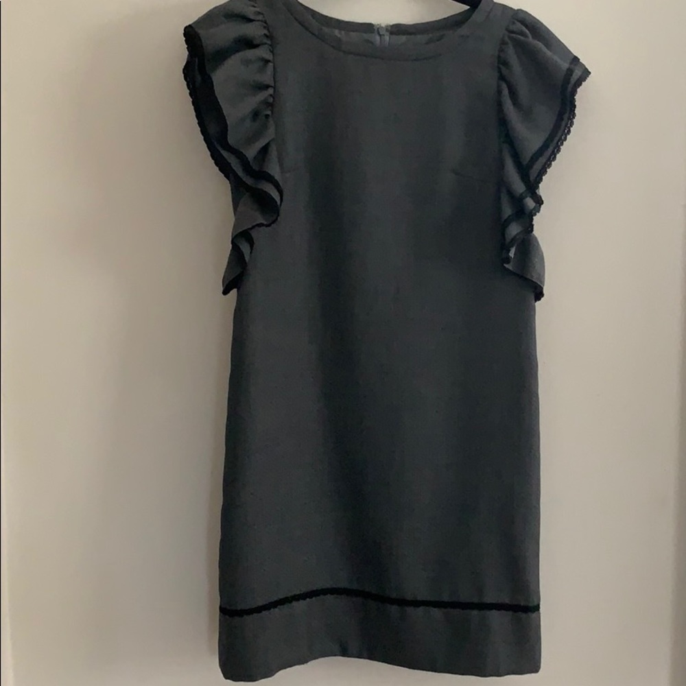 Greg wool dress with puffy sleeves sz 1 S